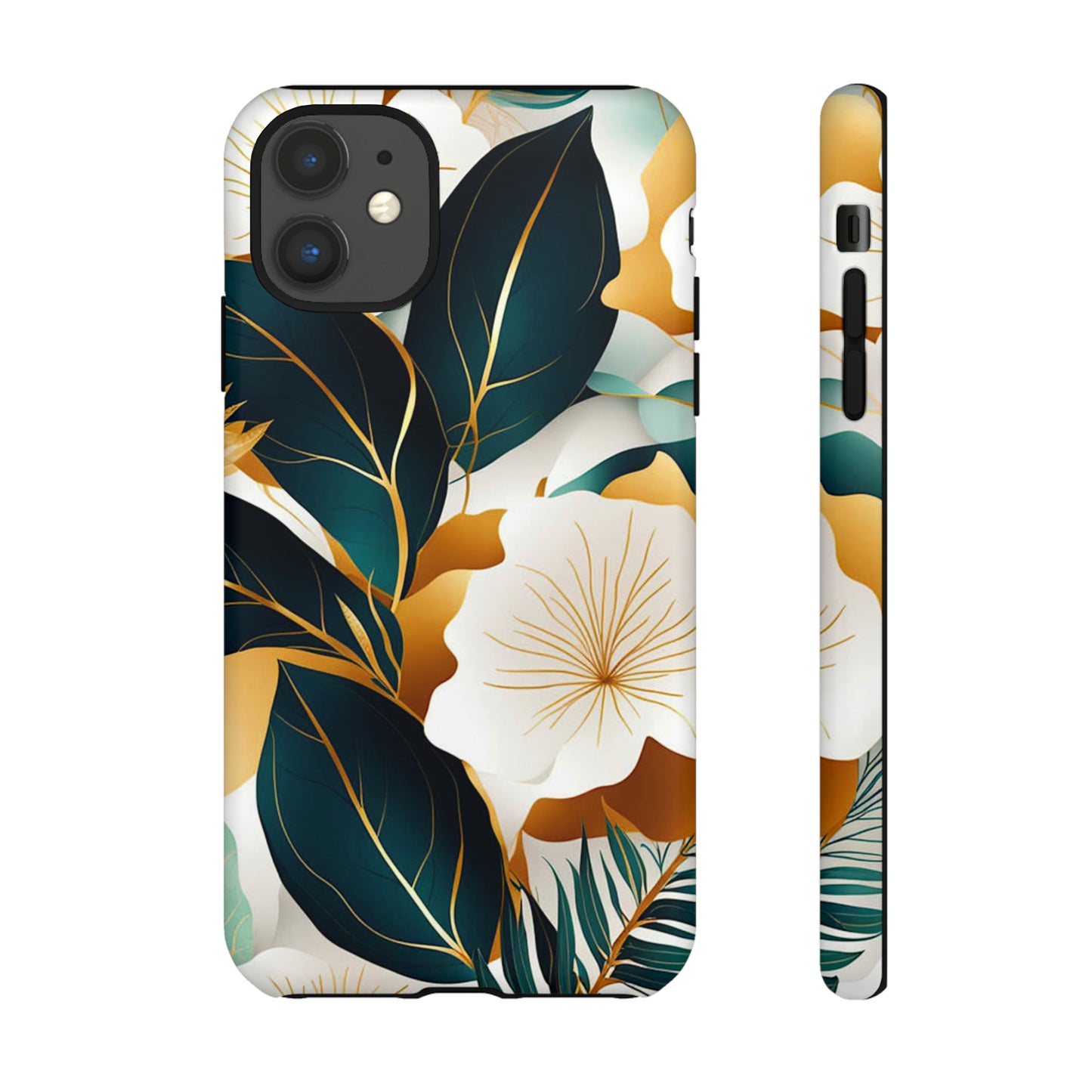 White Flowers Art Tough Case