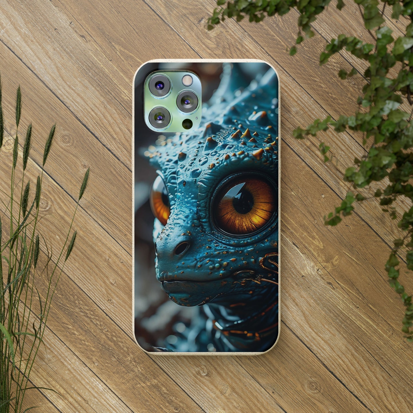 Curious Gecko Biodegradable Case