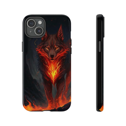 Red Glowing Fox  Tough Case