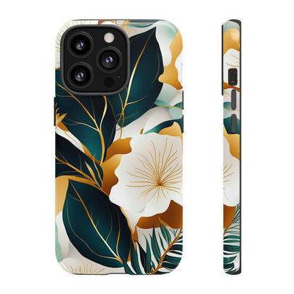 White Flowers Art Tough Case