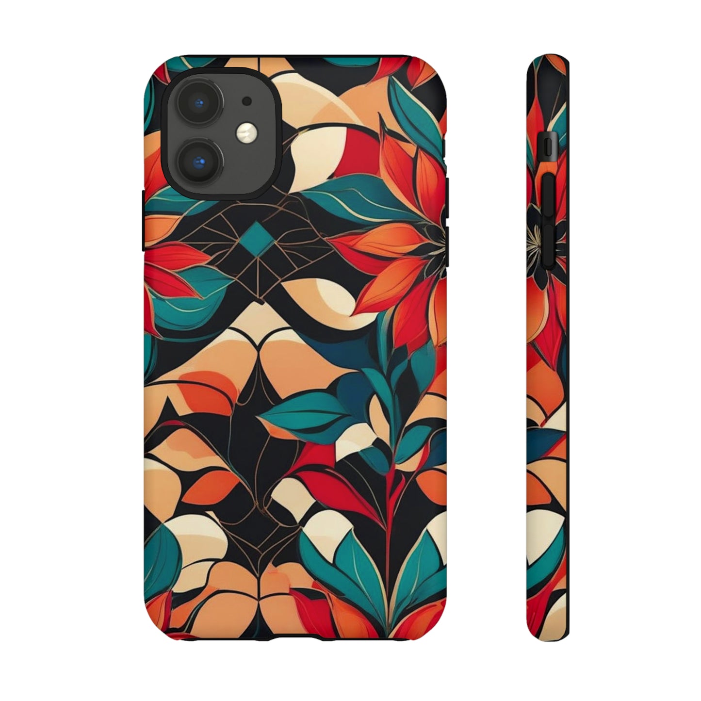 Flower Pattern Art Design Tough Case