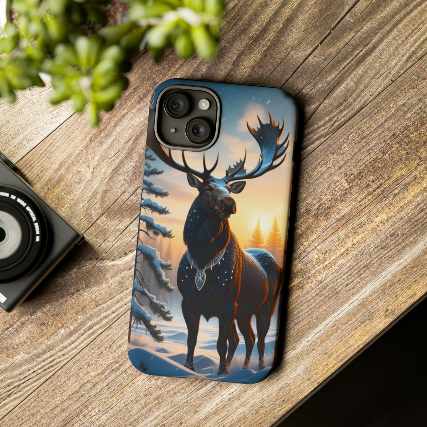 Winter Moose Tough Case