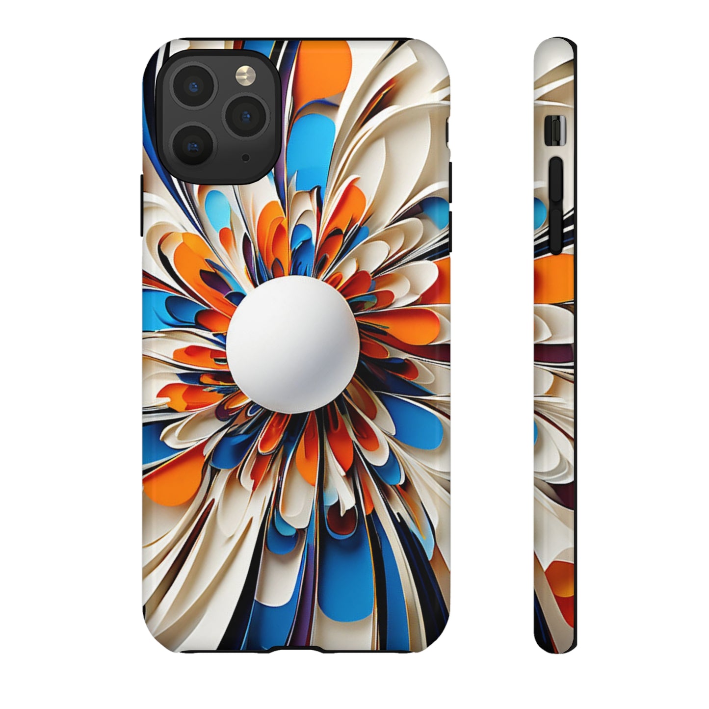 White Flower Tough Case