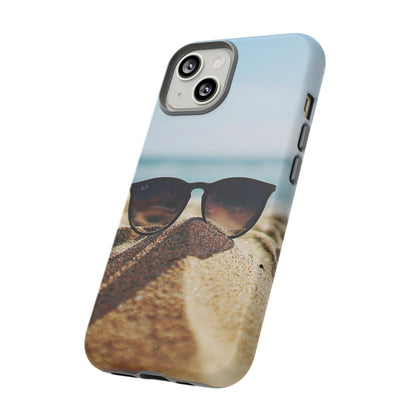 Sunglass on Beach Tough Case