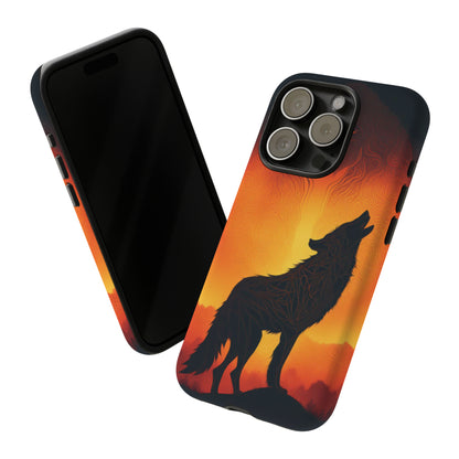 Wolf silhouette Tough Case