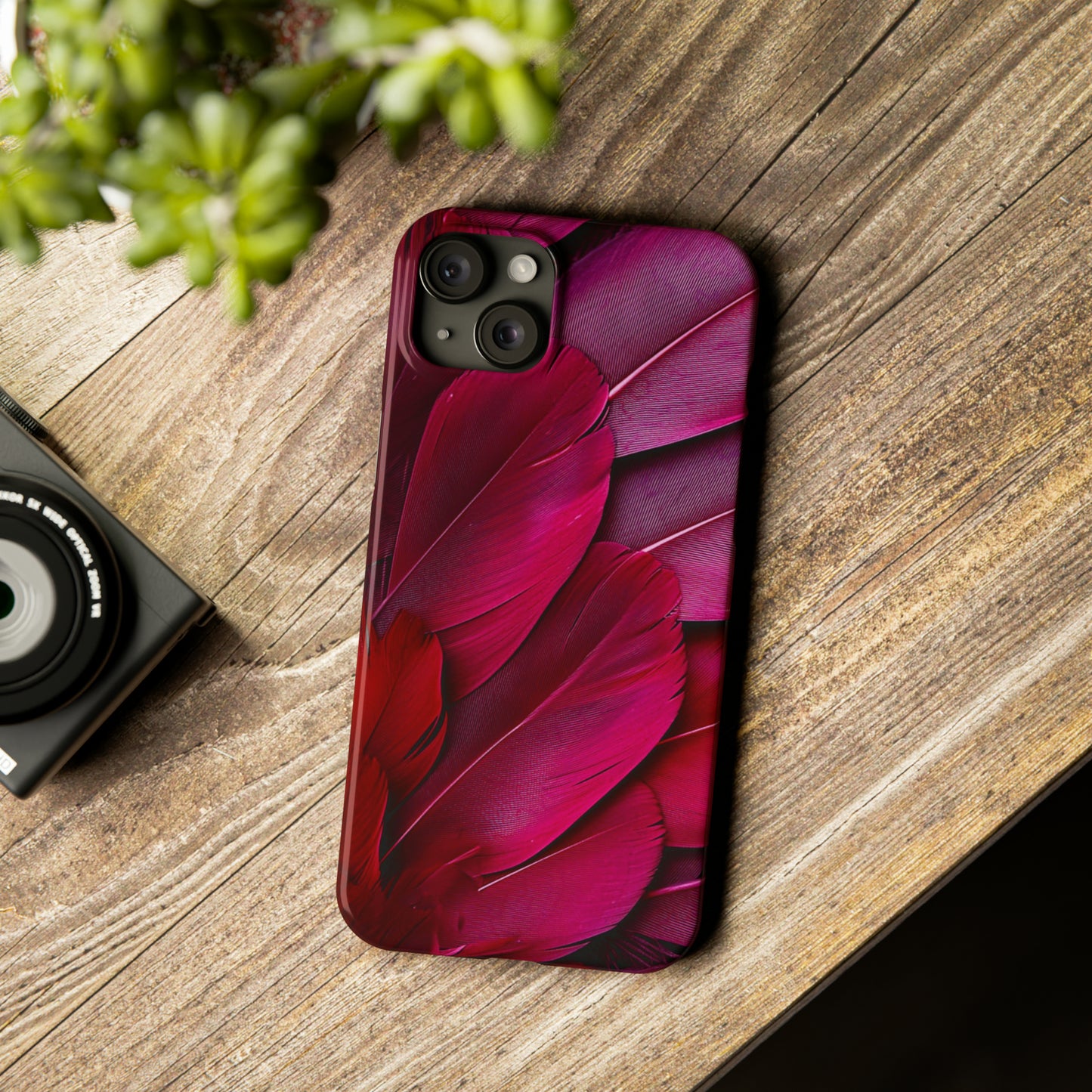 Feathers Slim Phone Case - Colorwink