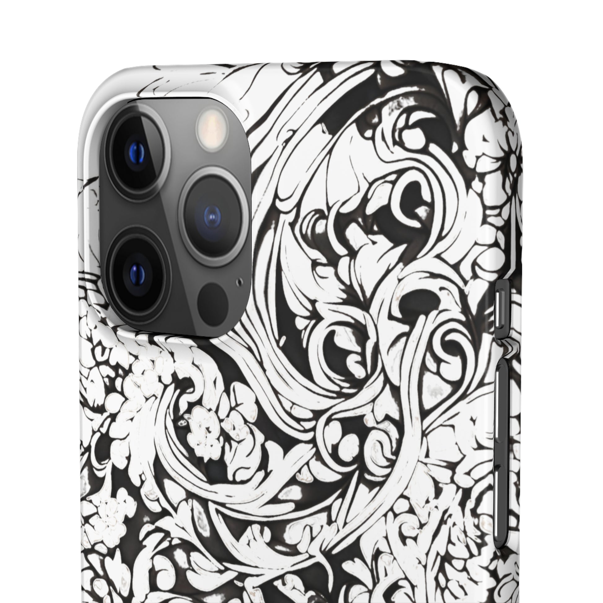 Floral Tattoo Snap Case - Colorwink