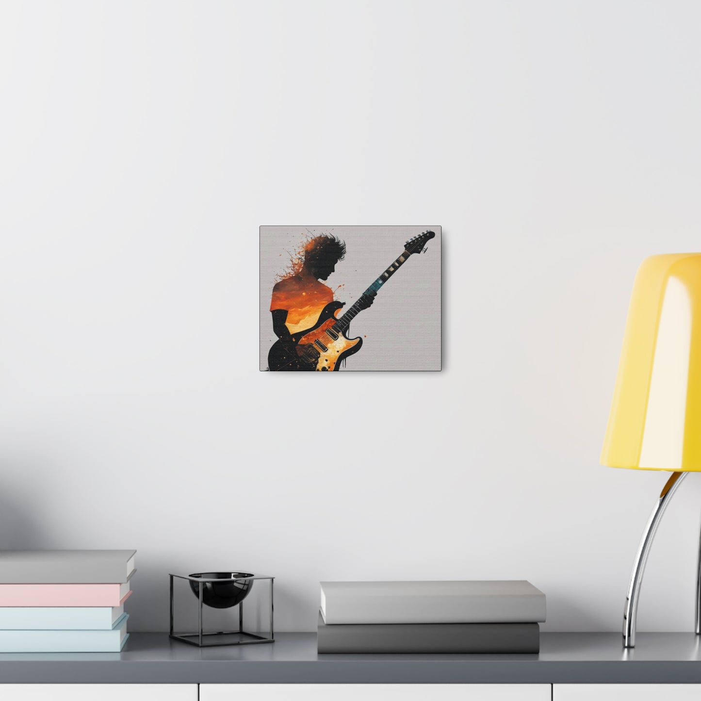 Guitarist Paint  Canvas