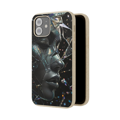 Fractured Glass art Biodegradable Case