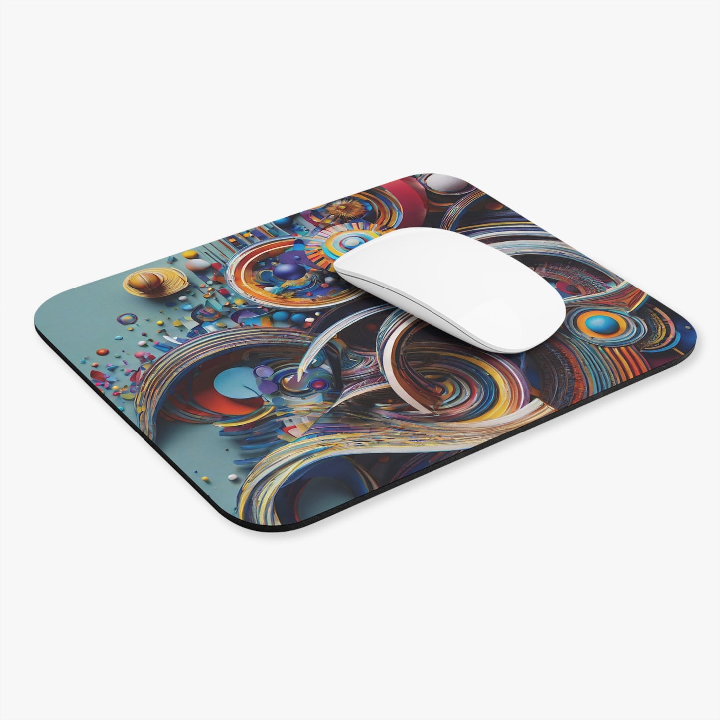 Oil Paint Pattern Mouse Pad