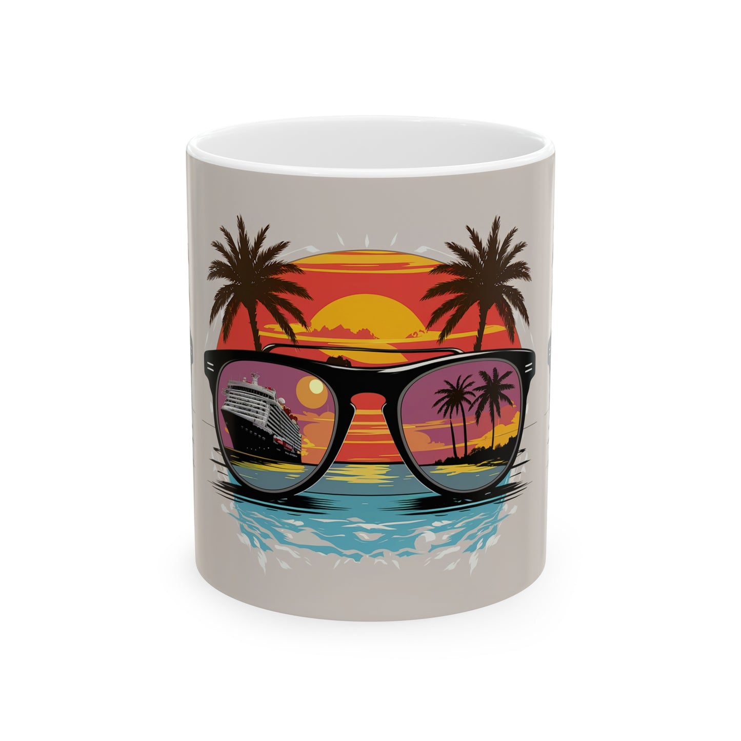 Aviator Sunglass Coffee Mug