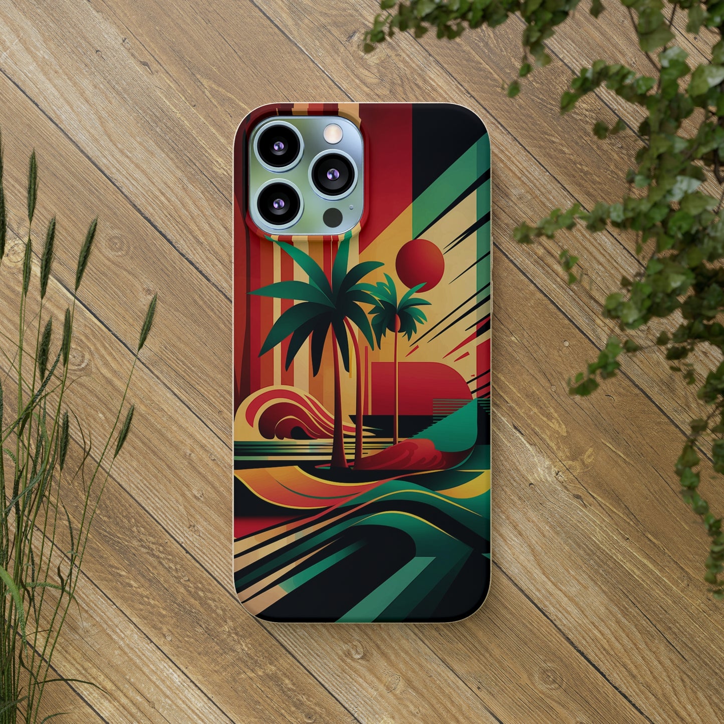 Beach Painting Biodegradable Case