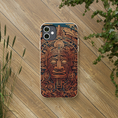 Marquesan Tattoo Style Biodegradable Case