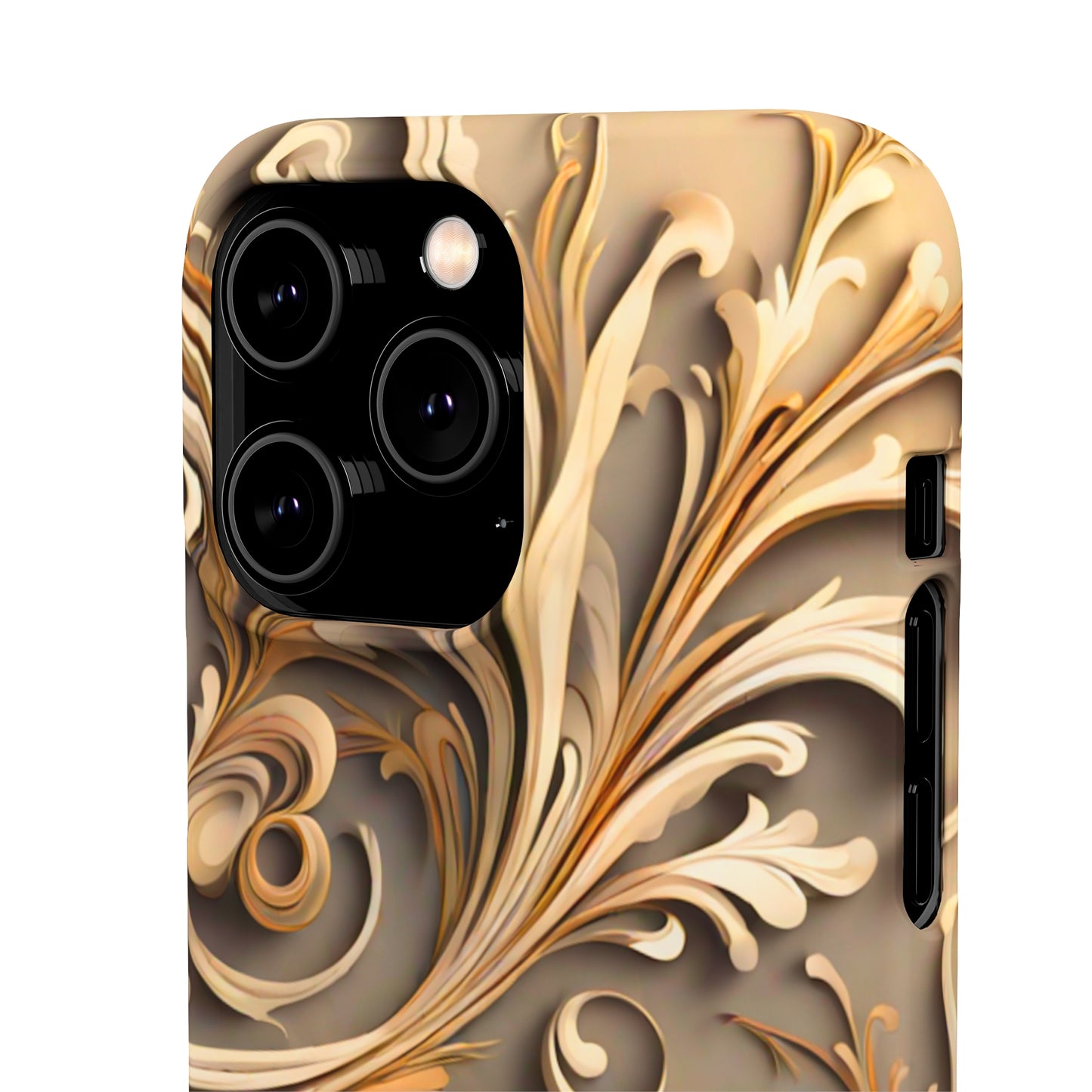 Golden Tendrils Snap Case - Colorwink