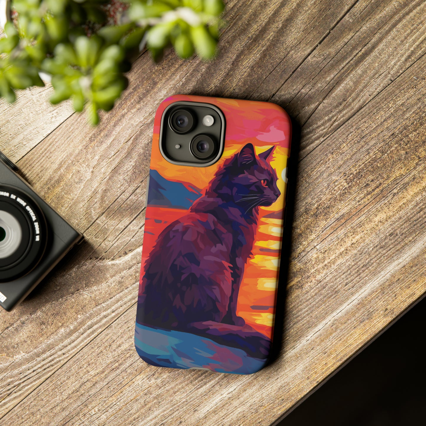 Sunset Cat Tough Case