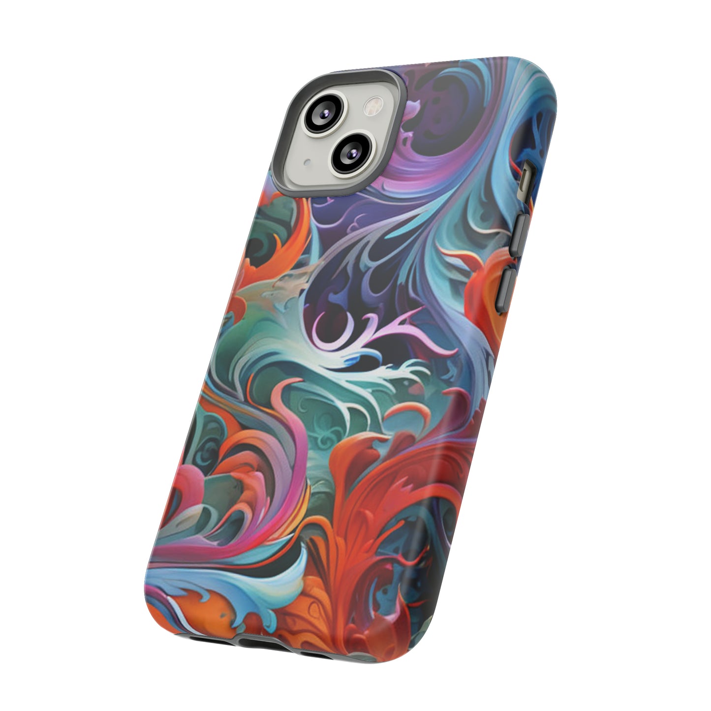 Spiral Paint Art Pattern Tough Case