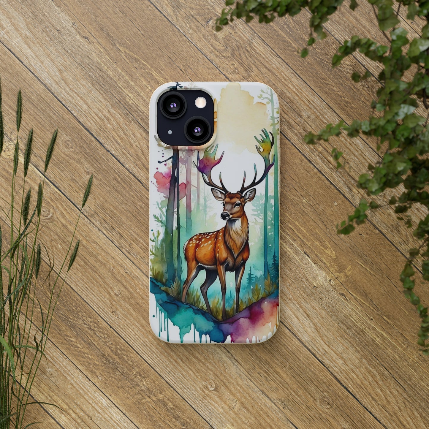 Forest Majesty Deer Biodegradable Case