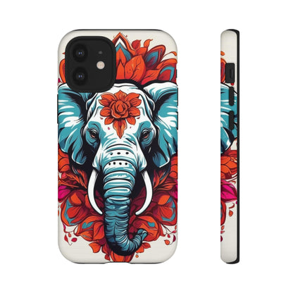 Floral Elephant Tough Case