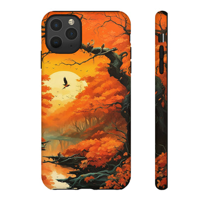 Sunset Tree Tough Case