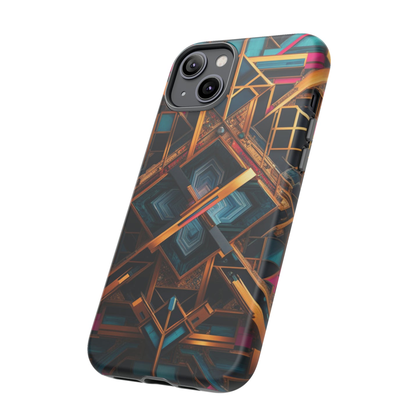 Abstract Tesseract Tough Case