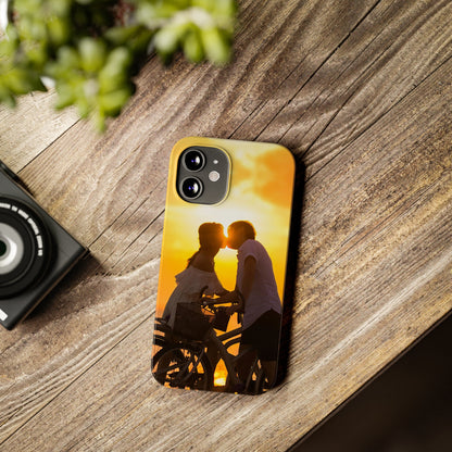 Sunset Kiss Slim Phone Case