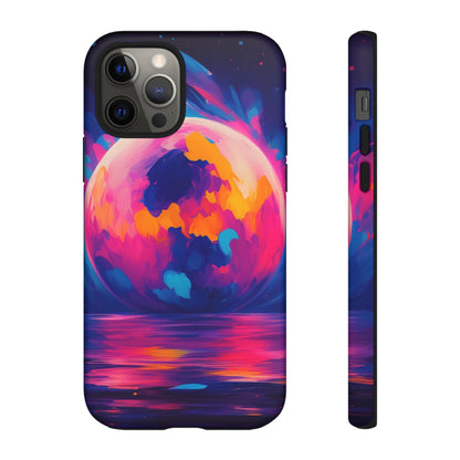 Hexagonal Moon Tough Case