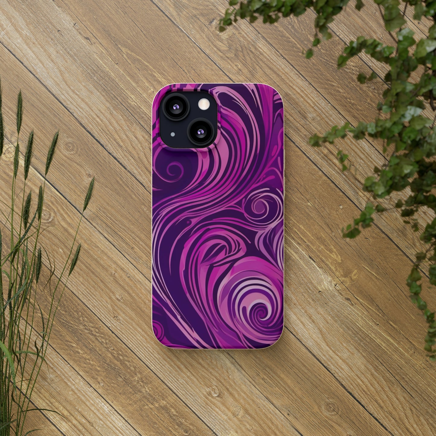 Abstract Illusions Biodegradable Case