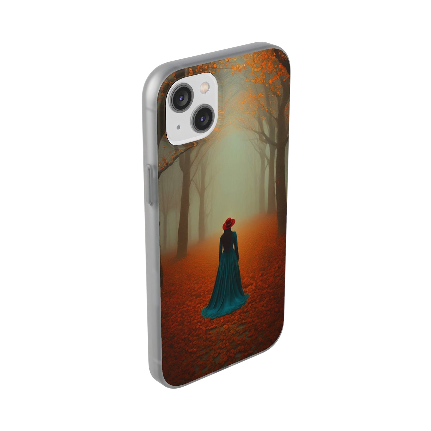 Girl in Floral Haven Flexi Case - Colorwink