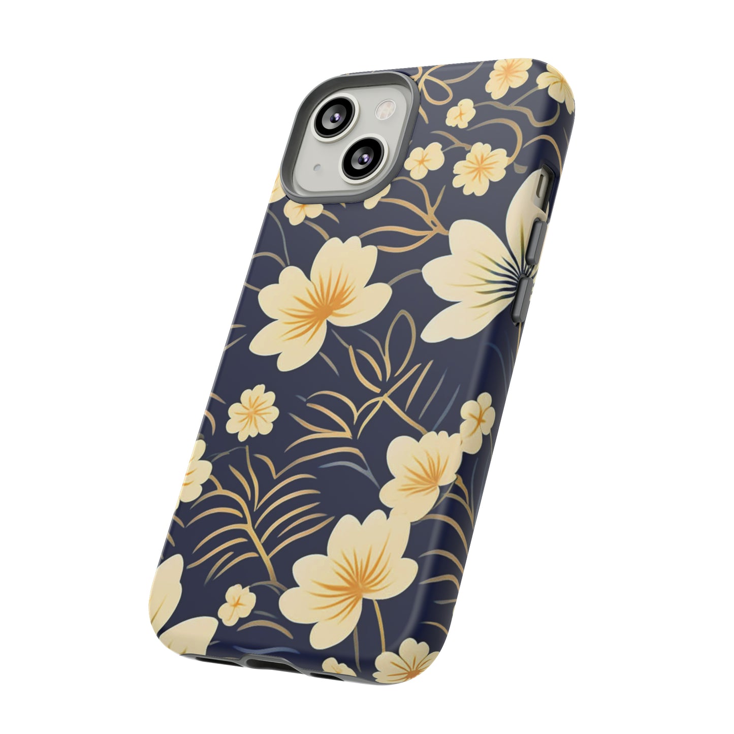 White Flower Art Tough Case