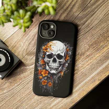 Skulls and Flowers Tough Case