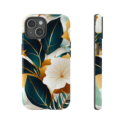 White Flowers Art Tough Case