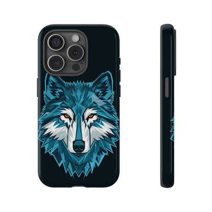 Cubism Wolf Art Tough Case