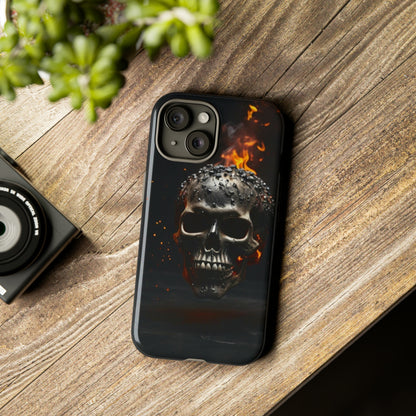 Fiery Skull Tough Case