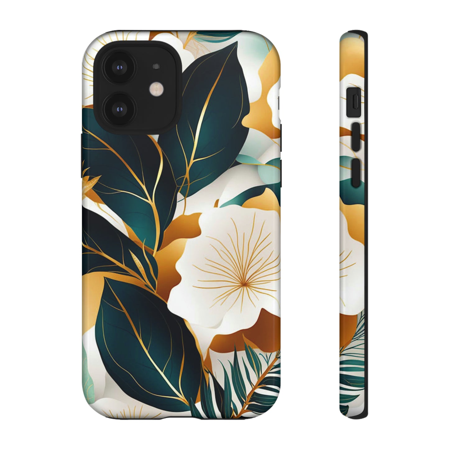 White Flowers Art Tough Case