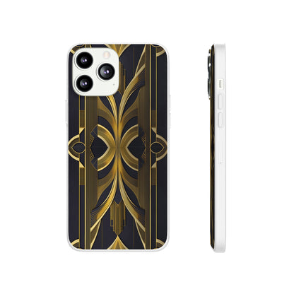 Abstract Golden Flexi Case