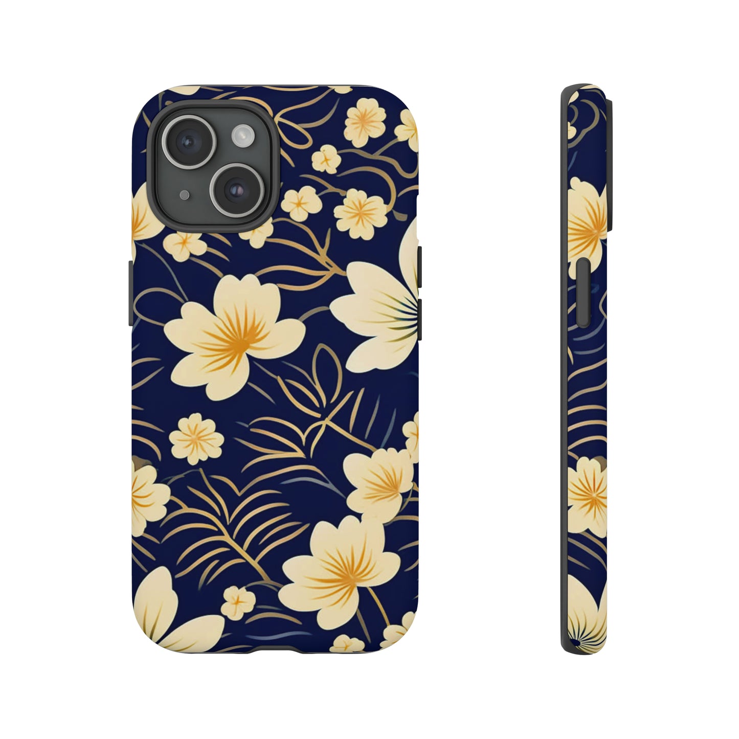 White Flower Art Tough Case