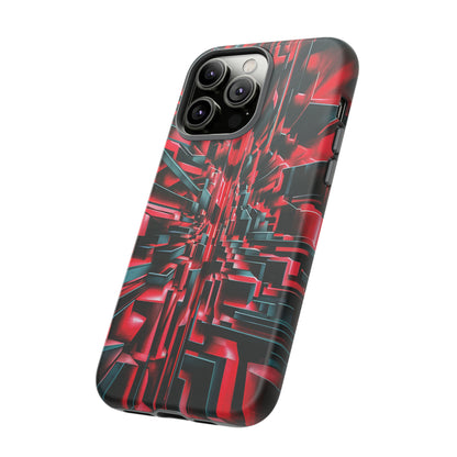 Red Illusion Art  Pattern Tough Case