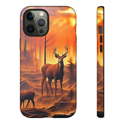 Deer Painting Tough Case