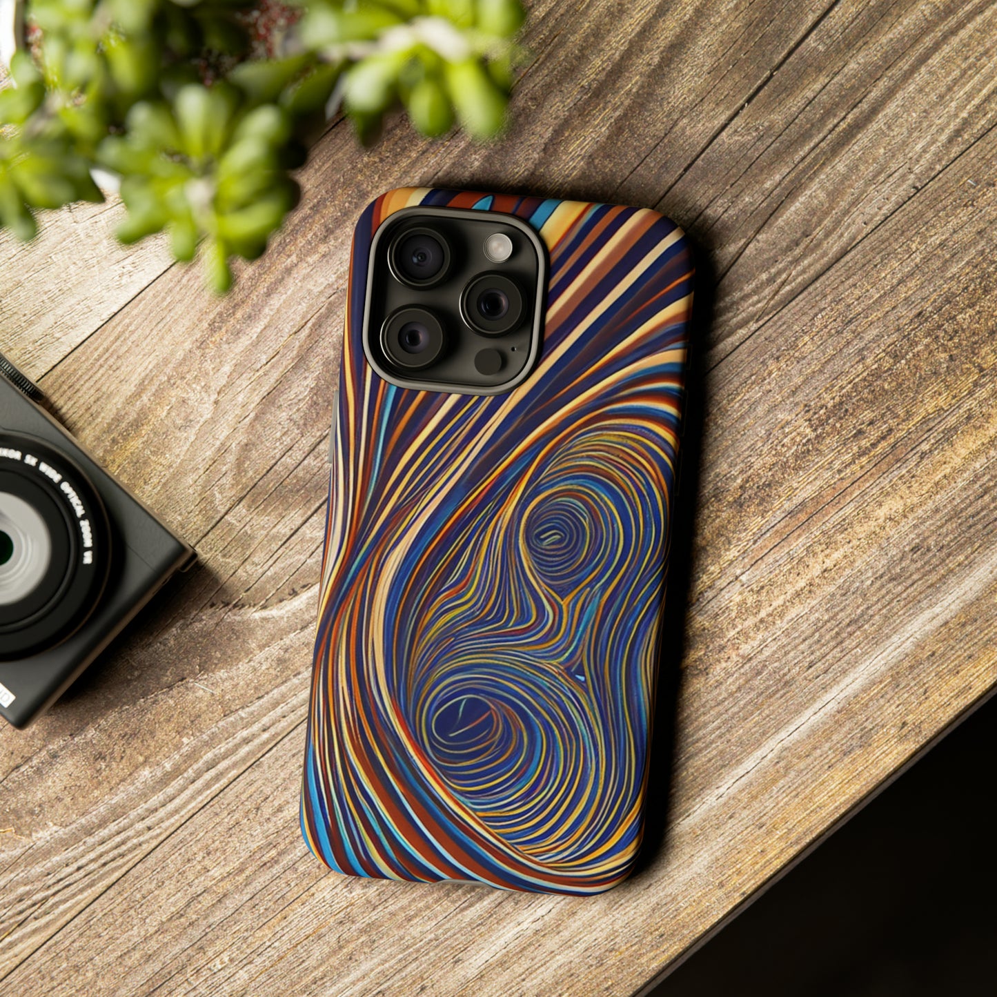 Spiral illusion Pattern Tough Case