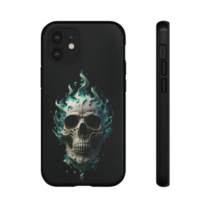 Flaming Skull Tough Case