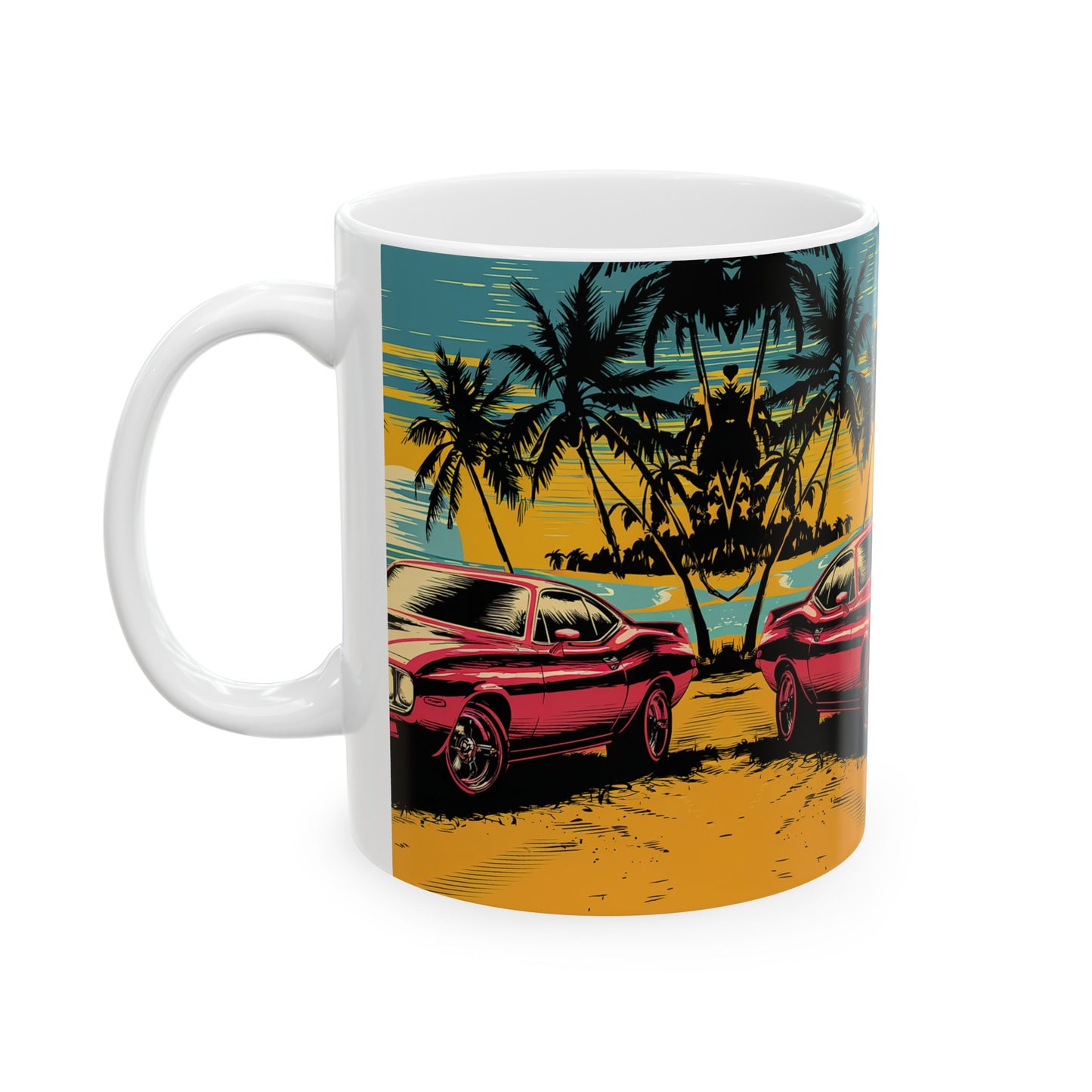 Muscle on Beach Coffee Mug