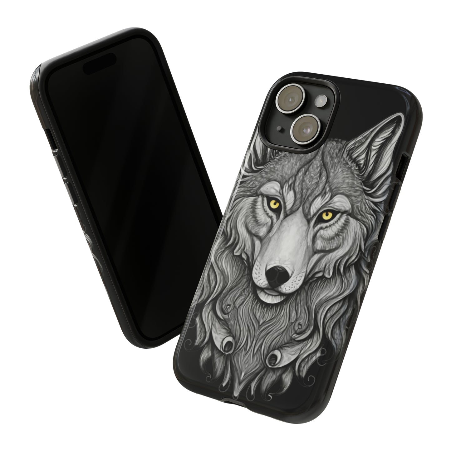 Wolf Pattern Tough Case