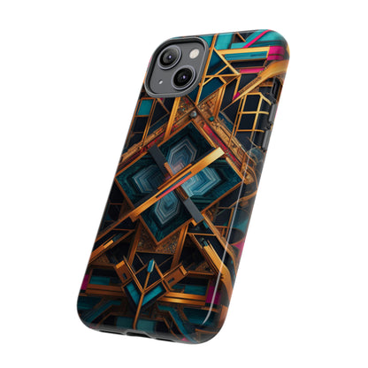 Abstract Tesseract Tough Case