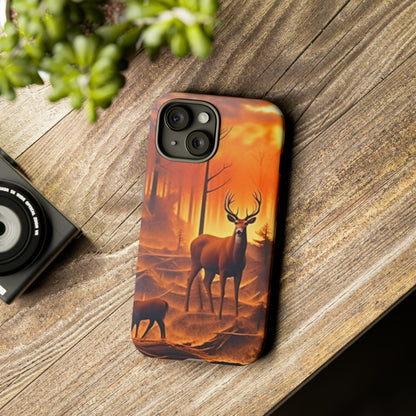 Deer Painting Tough Case