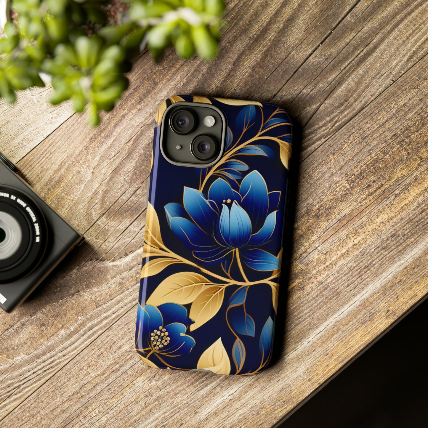 Blue Design Pattern Tough Case