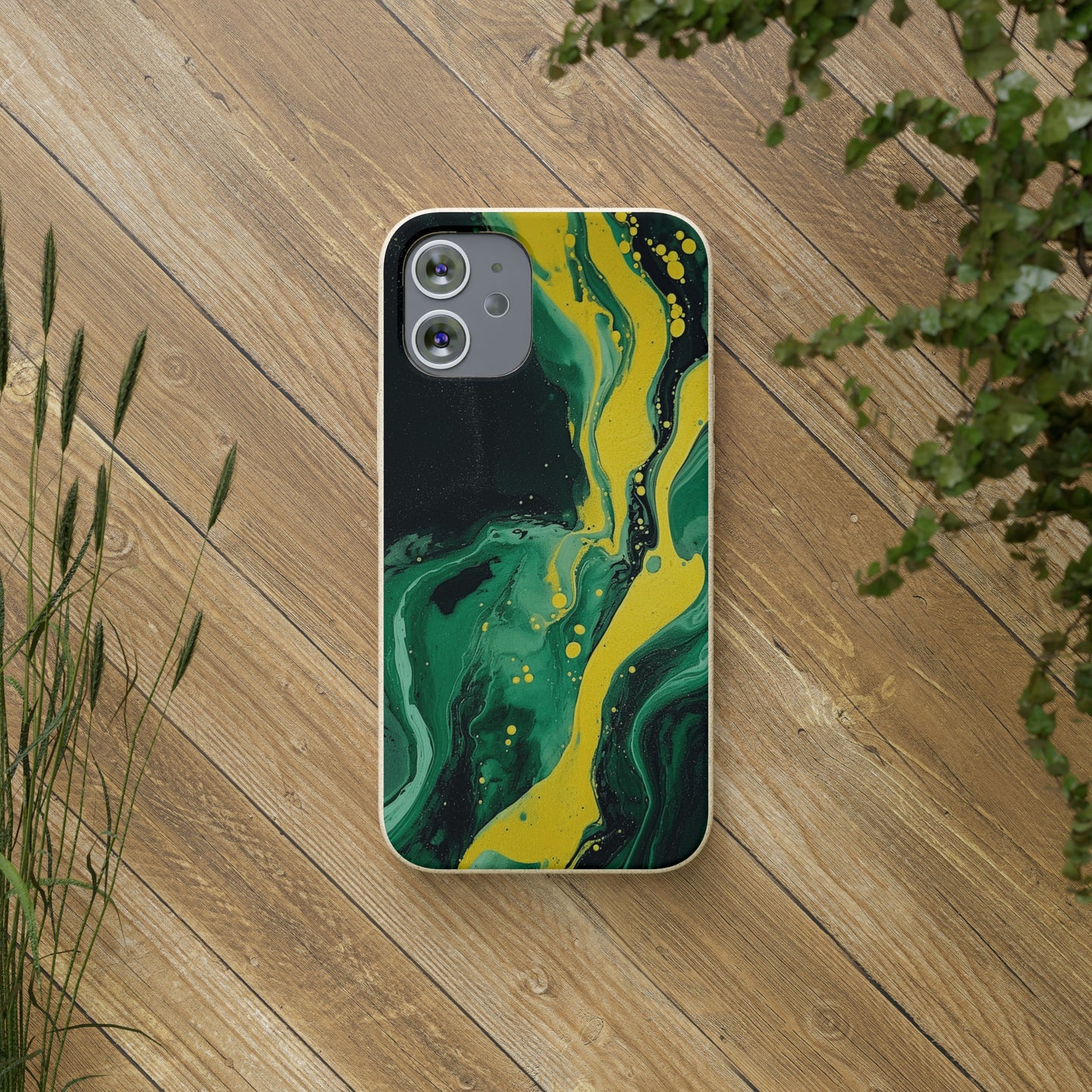 Swirling Shadows Design Biodegradable Case