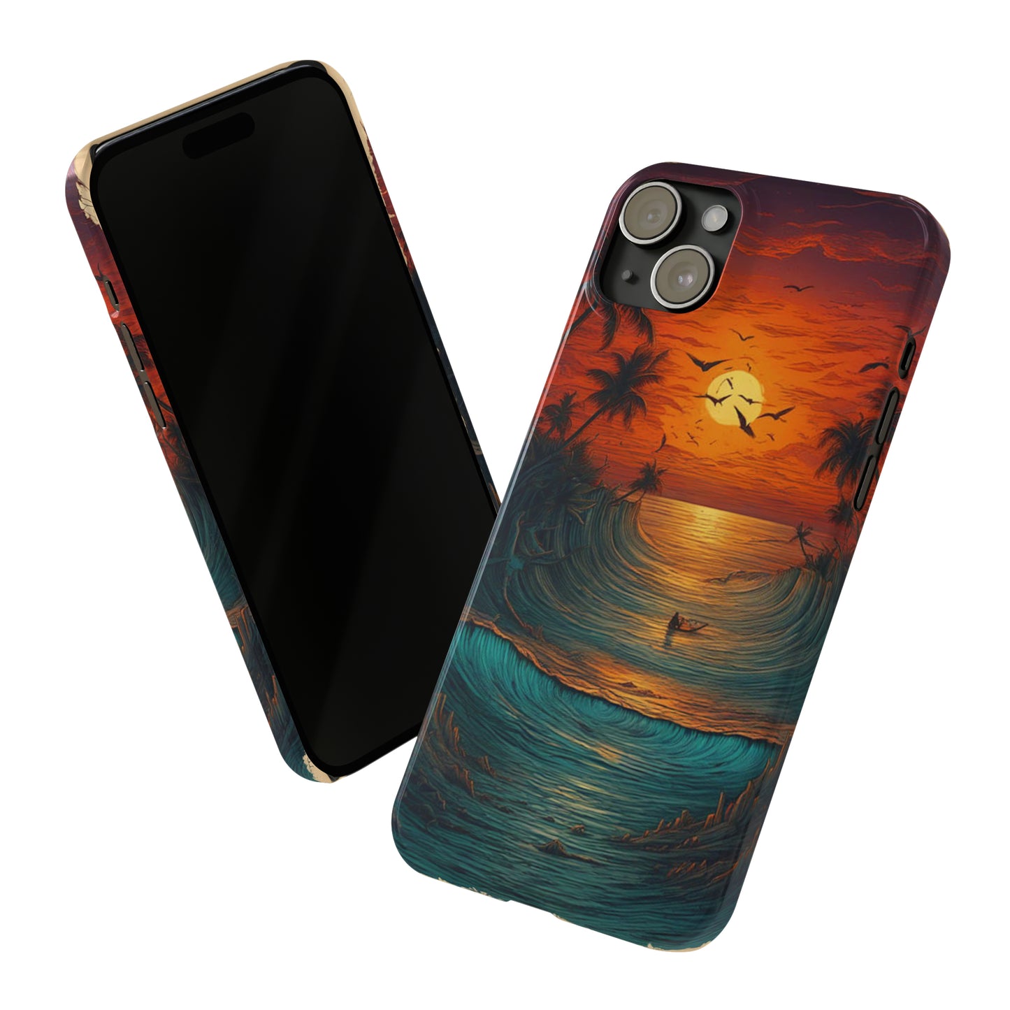 Golden Horizon Slim Case - Colorwink