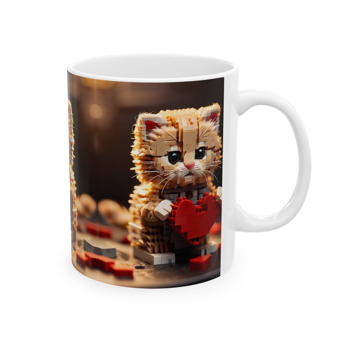 Lego Kitty Coffee Mug