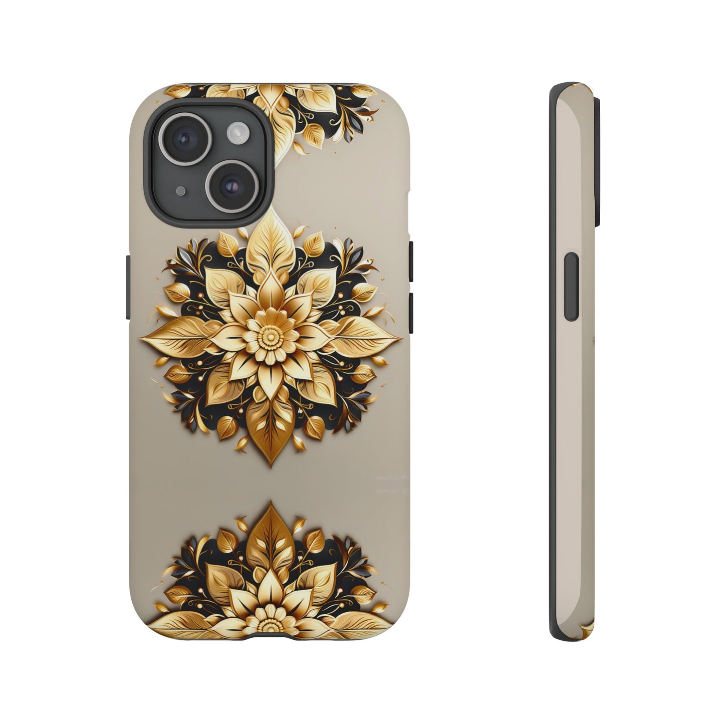 Golden Flower Tough Case