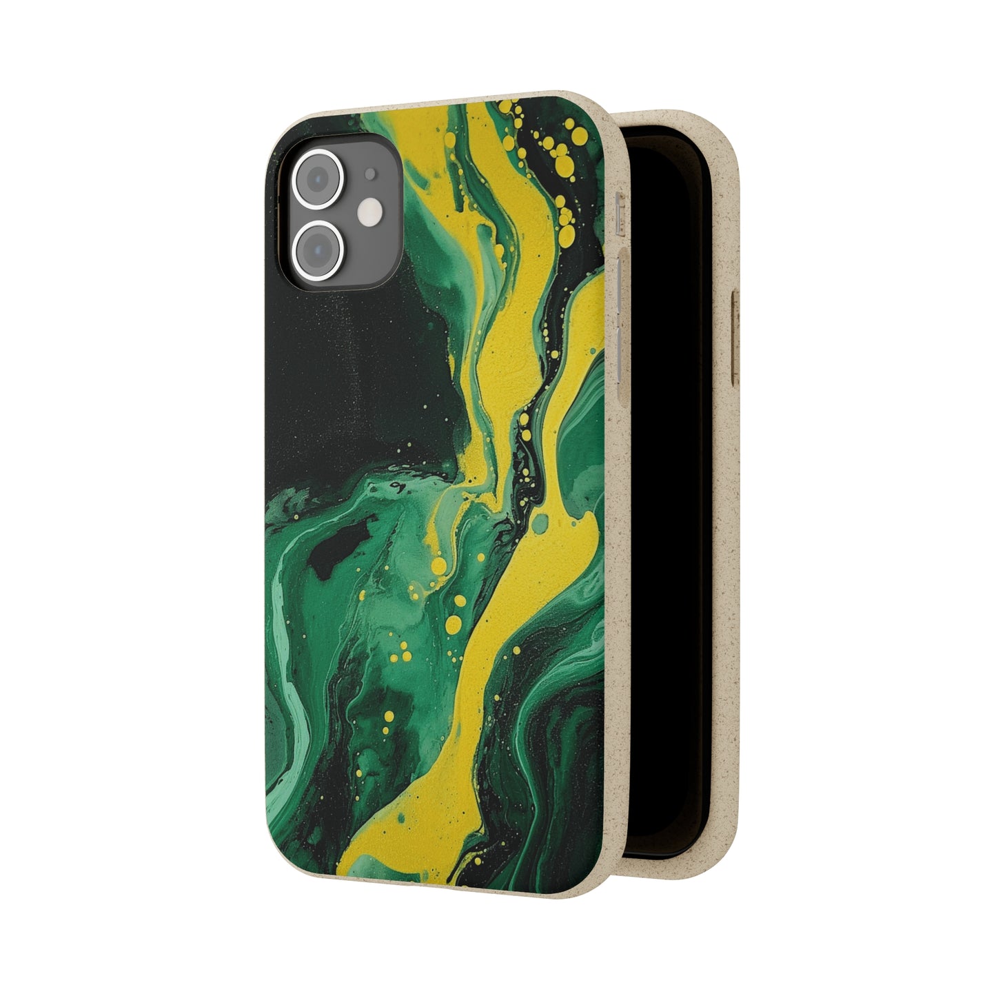 Swirling Shadows Design Biodegradable Case